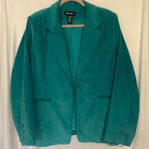 ✅DENIM&CO. WOMENS BLAZER JACKET.  SIZE LARGE